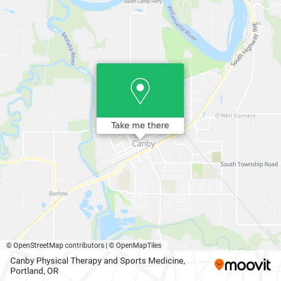 Mapa de Canby Physical Therapy and Sports Medicine