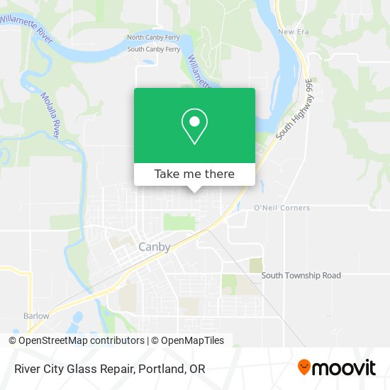 River City Glass Repair map