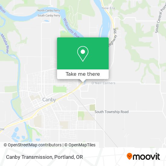 Canby Transmission map