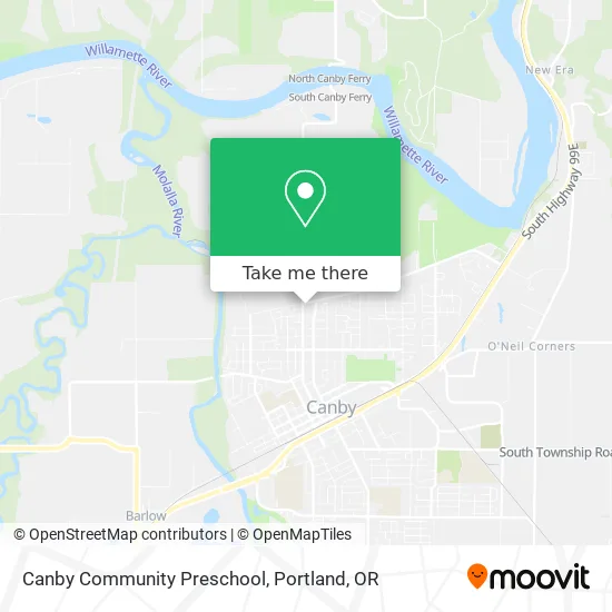 Canby Community Preschool map