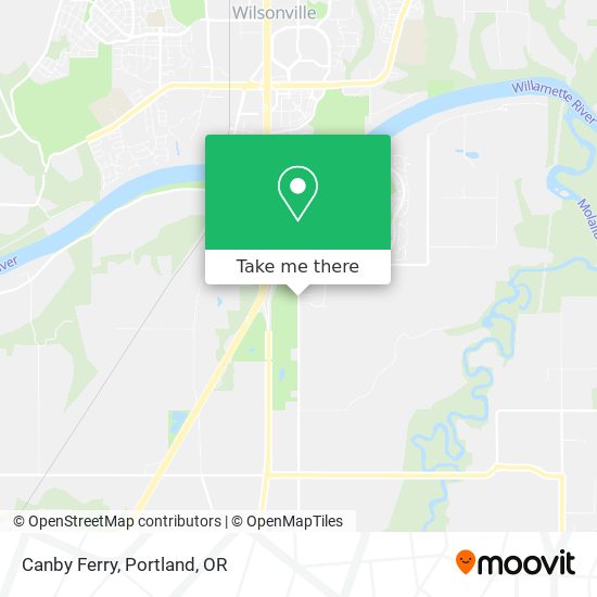 Mapa de Canby Ferry