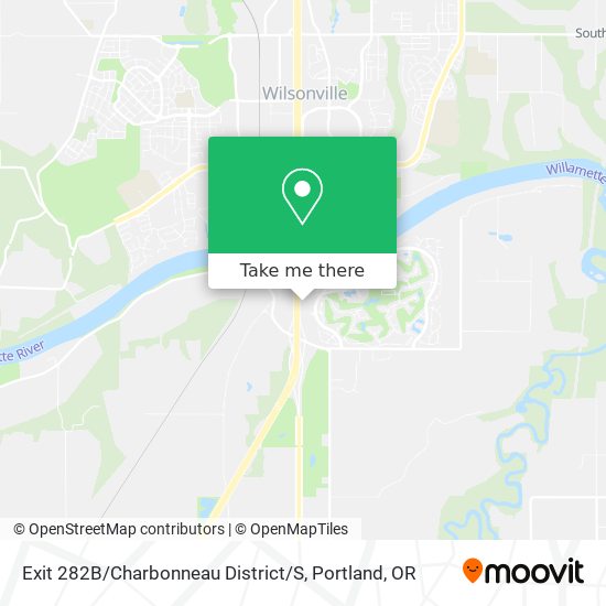 Exit 282B / Charbonneau District / S map