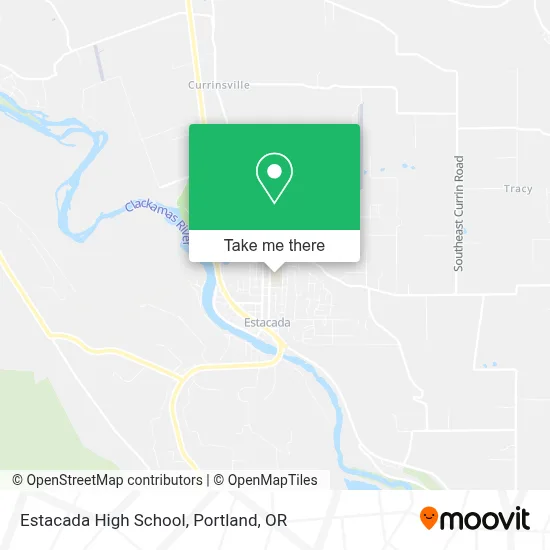 Estacada High School map