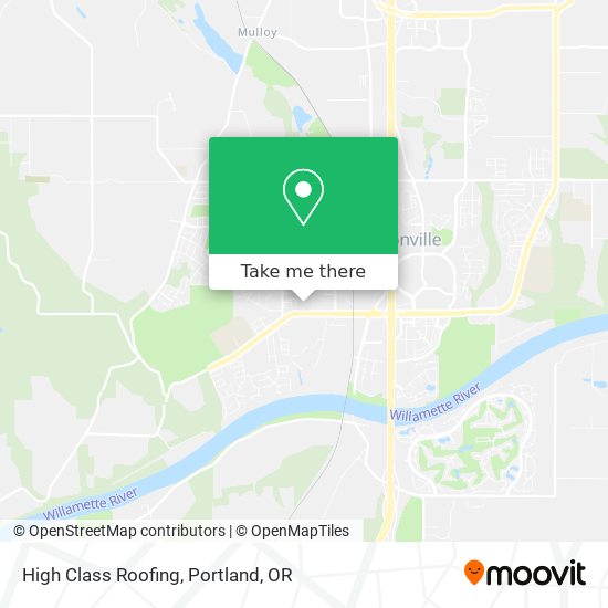 High Class Roofing map