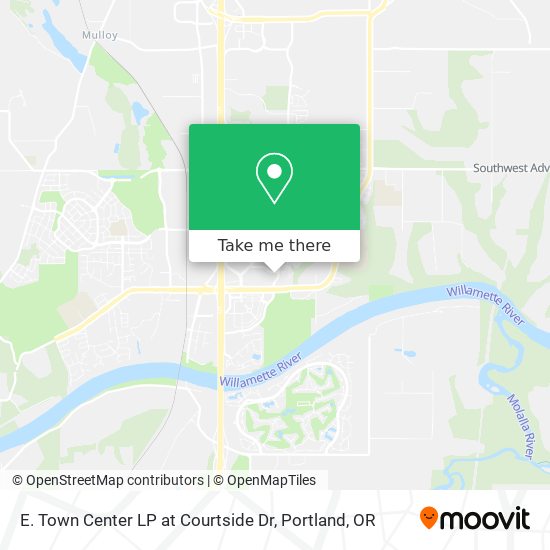 E. Town Center LP at Courtside Dr map