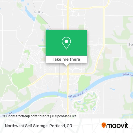 Mapa de Northwest Self Storage