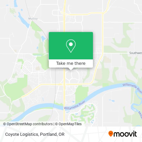 Mapa de Coyote Logistics