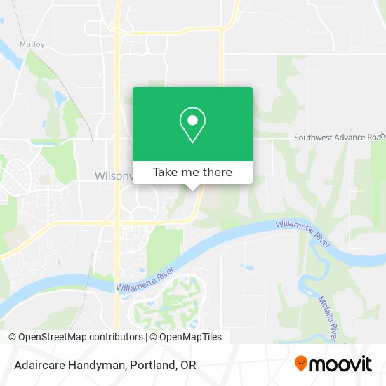 Adaircare Handyman map