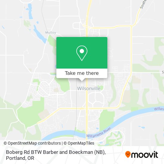 Mapa de Boberg Rd BTW Barber and Boeckman (NB)