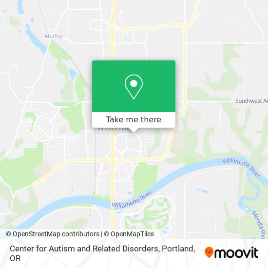 Center for Autism and Related Disorders map