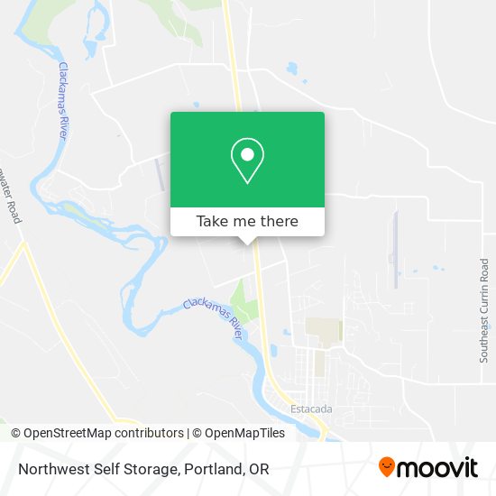 Northwest Self Storage map