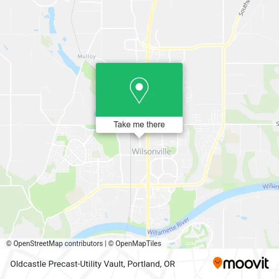 Oldcastle Precast-Utility Vault map
