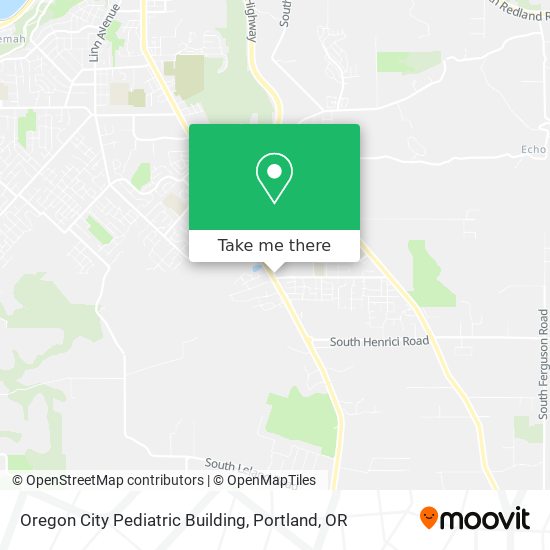 Mapa de Oregon City Pediatric Building