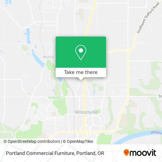 Portland Commercial Furniture map