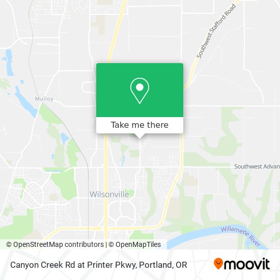 Mapa de Canyon Creek Rd at Printer Pkwy