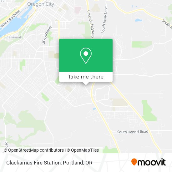 Mapa de Clackamas Fire Station