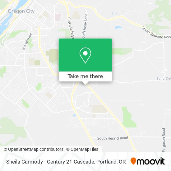 Mapa de Sheila Carmody - Century 21 Cascade