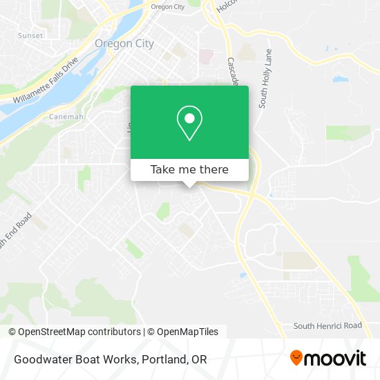 Goodwater Boat Works map