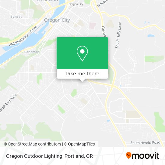 Mapa de Oregon Outdoor Lighting