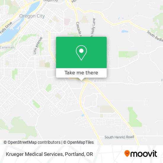 Krueger Medical Services map