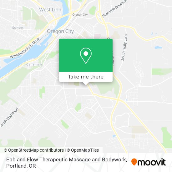 Ebb and Flow Therapeutic Massage and Bodywork map