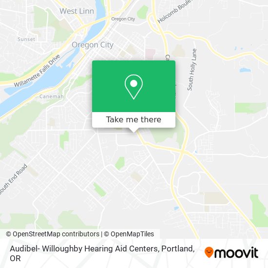 Mapa de Audibel- Willoughby Hearing Aid Centers