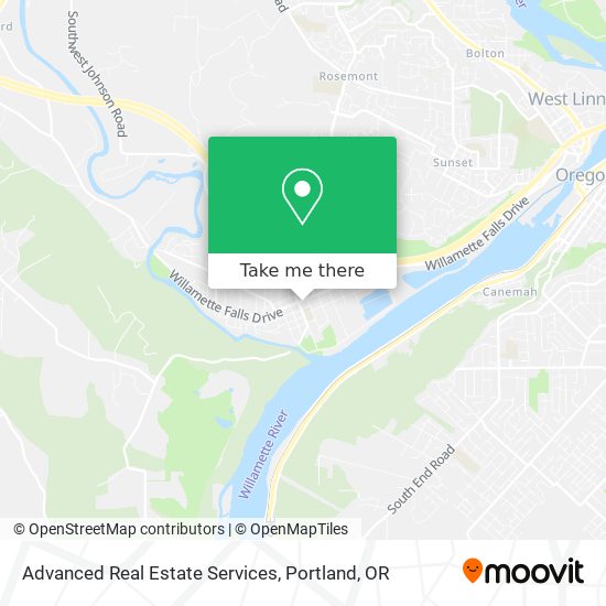 Advanced Real Estate Services map