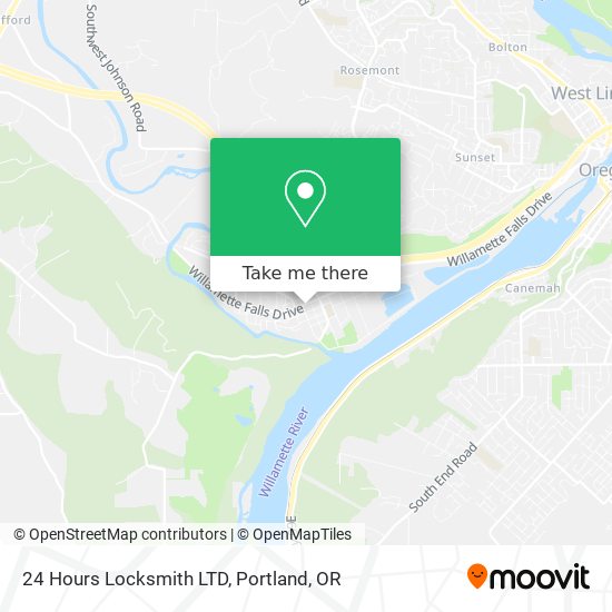 Mapa de 24 Hours Locksmith LTD
