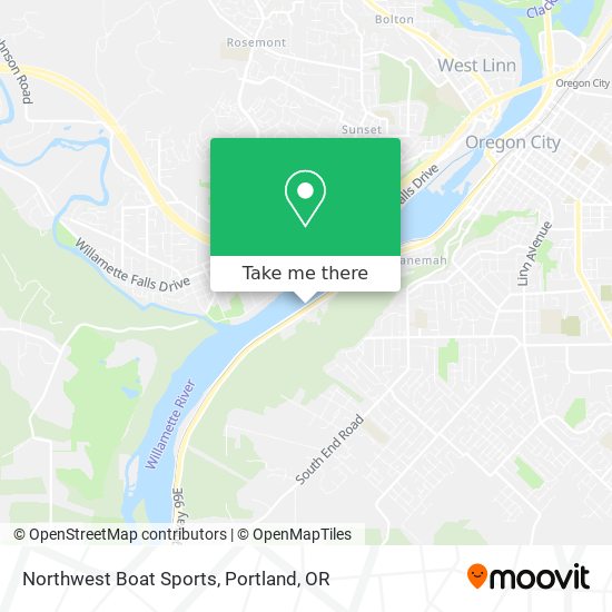 Mapa de Northwest Boat Sports
