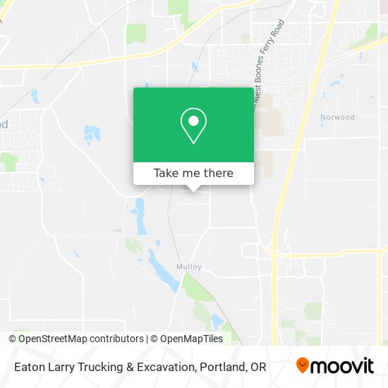 Eaton Larry Trucking & Excavation map
