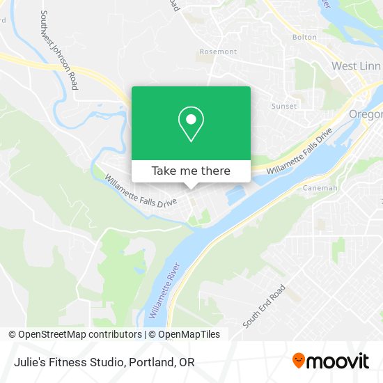 Julie's Fitness Studio map