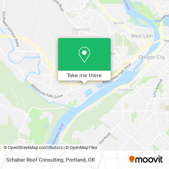 Schaber Roof Consulting map