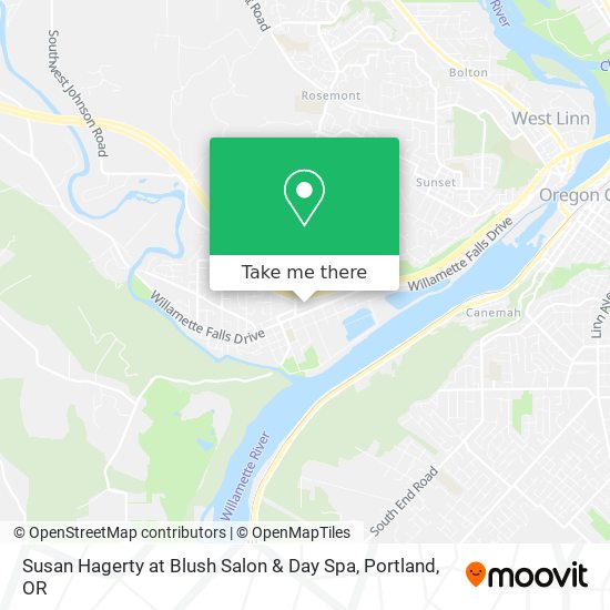 Mapa de Susan Hagerty at Blush Salon & Day Spa