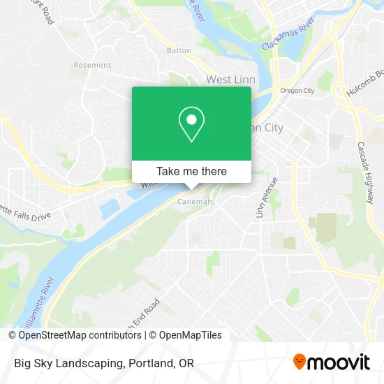 Big Sky Landscaping map