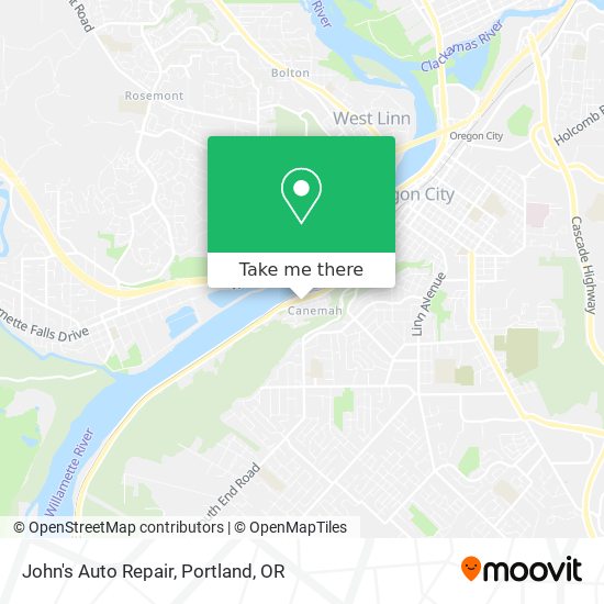 John's Auto Repair map