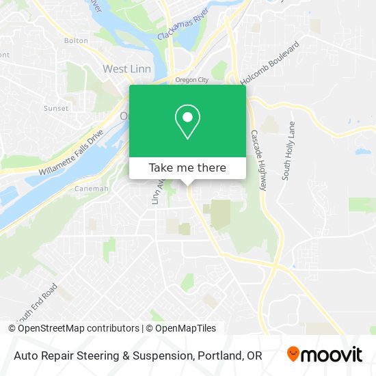 Auto Repair Steering & Suspension map