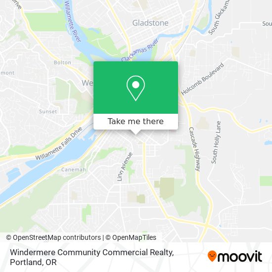 Mapa de Windermere Community Commercial Realty