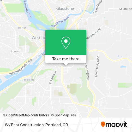 Wy'East Construction map