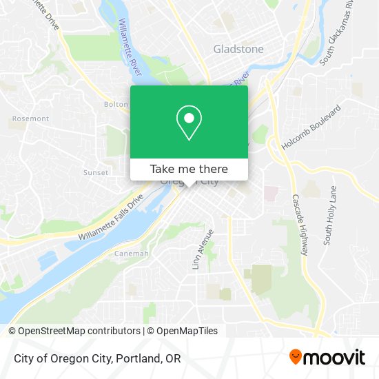 City of Oregon City map