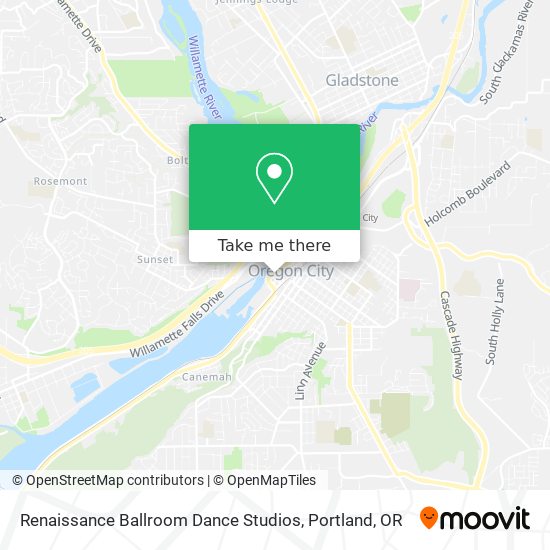 Renaissance Ballroom Dance Studios map