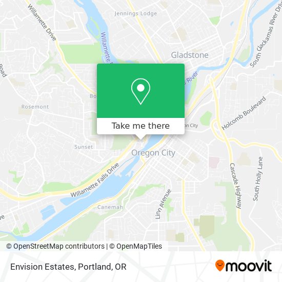 Envision Estates map