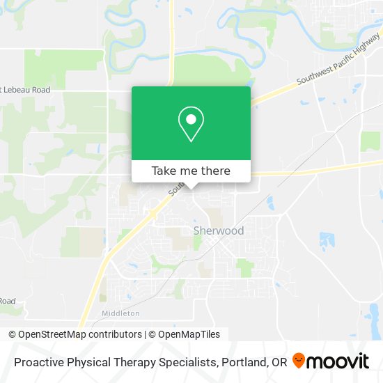 Mapa de Proactive Physical Therapy Specialists