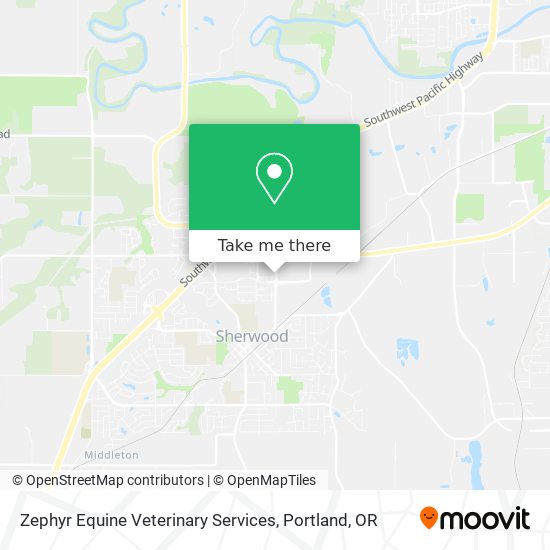 Zephyr Equine Veterinary Services map