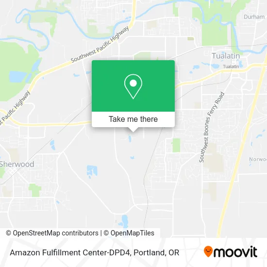 Mapa de Amazon Fulfillment Center-DPD4