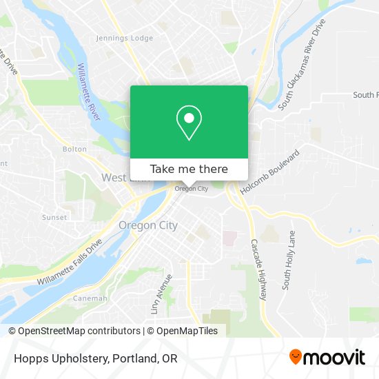 Hopps Upholstery map