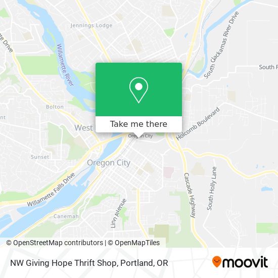 NW Giving Hope Thrift Shop map