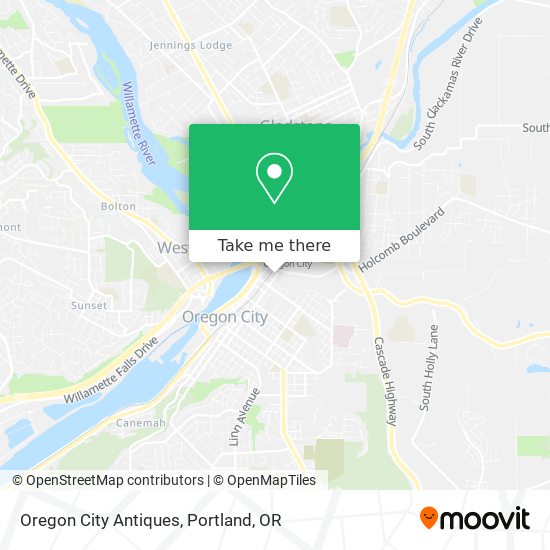 Mapa de Oregon City Antiques