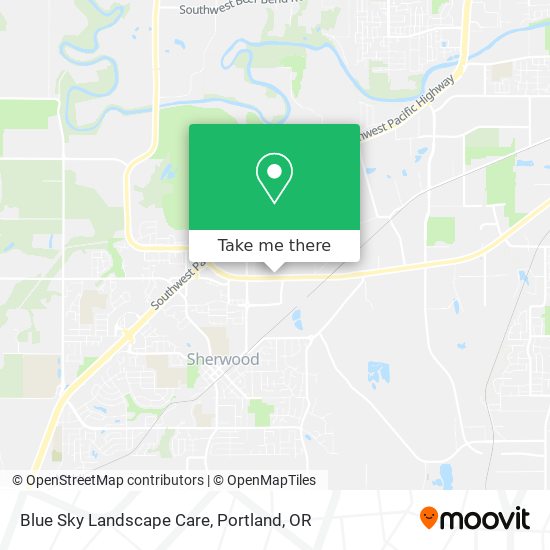Blue Sky Landscape Care map