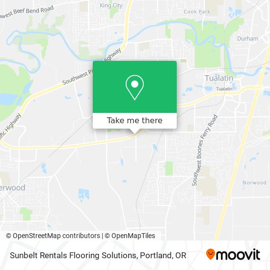 Sunbelt Rentals Flooring Solutions map