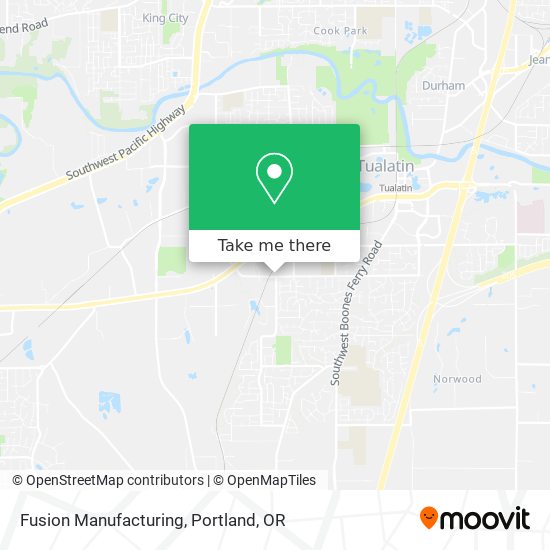 Fusion Manufacturing map